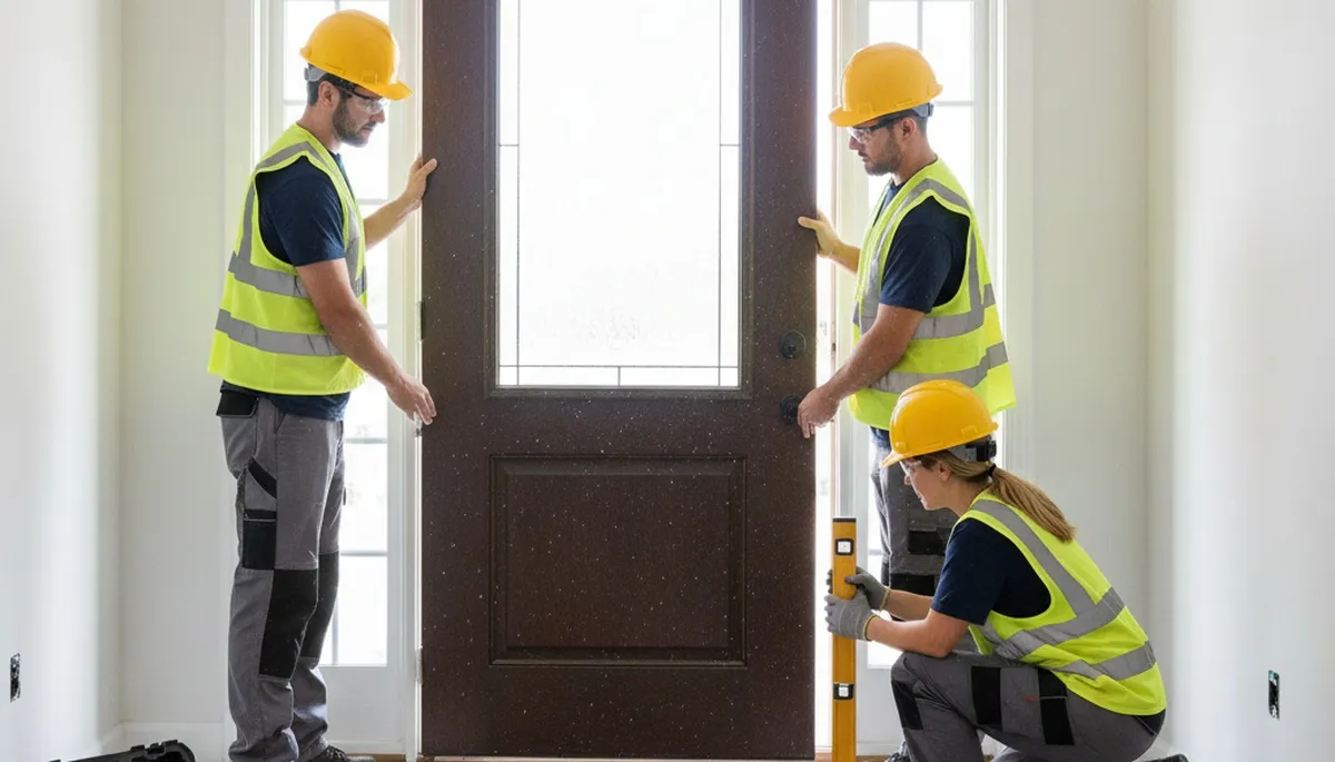 Brooklyn, NY door installation by FX Remodeling & Exteriors for weather protection and energy efficiency