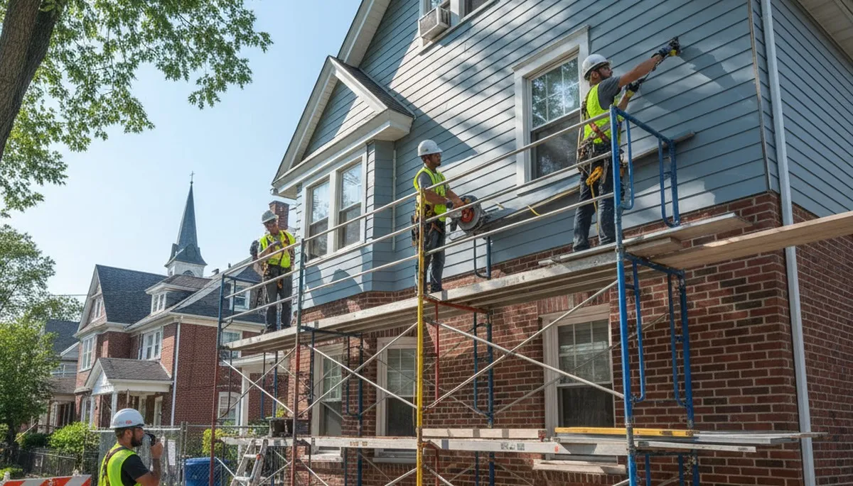 Brooklyn, NY siding contractor offering professional vinyl siding installation and replacement services