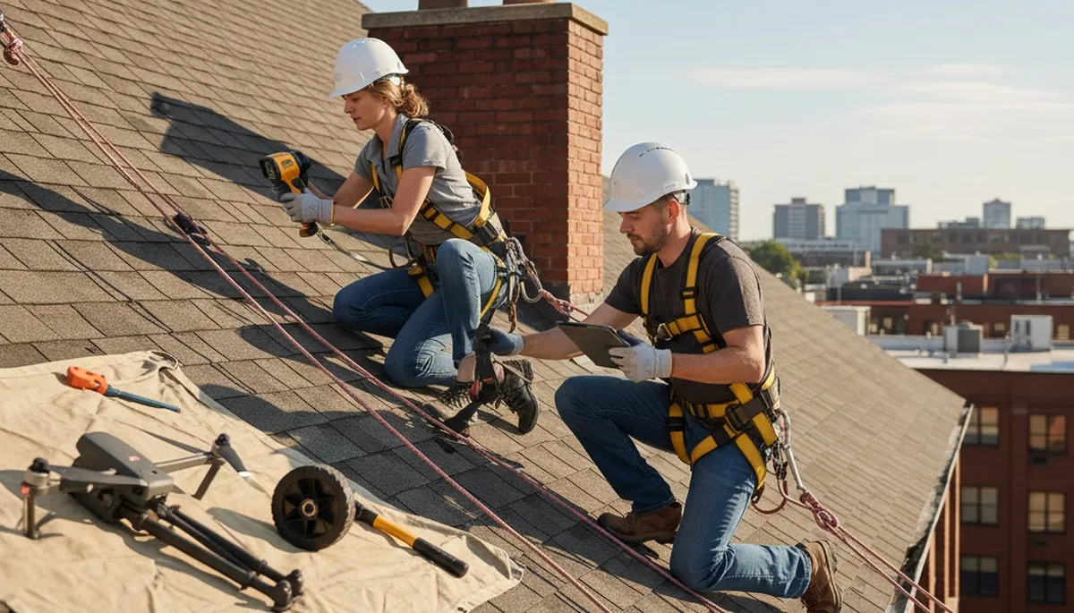 Brooklyn, NY siding inspection by FX Remodeling & Exteriors for roof and exterior damage assessment
